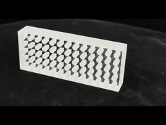 Geperforeerd kwartsglasplaat hoogtemperatuurbestendige