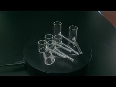 Wholesale Clear Quartz Glass Tee Pipe