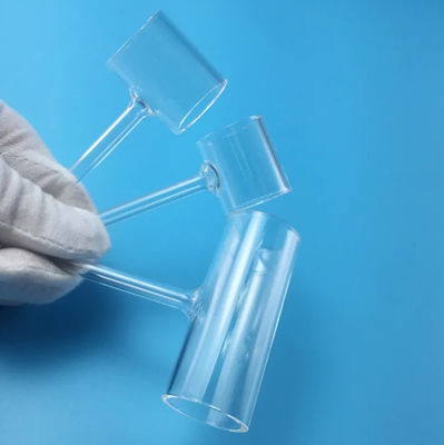 Solar Energy Compatible Clear Quartz Glass Tee Pipe With 2.2g/cm3 Density