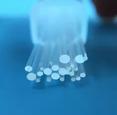 Surface 60/40 Transparent Quartz Glass Rod Clear Accurate Results