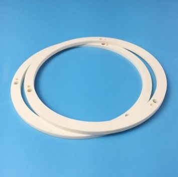 White Annular Perforated Ceramic Part Ultimate Choice for Industrial