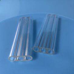 Cerium Doped Optical Quartz Glass Flow Tubes