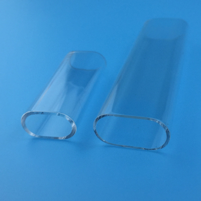 Elliptical Single Wall Custom Laser Flow Tubes And Reflectors - Transparent