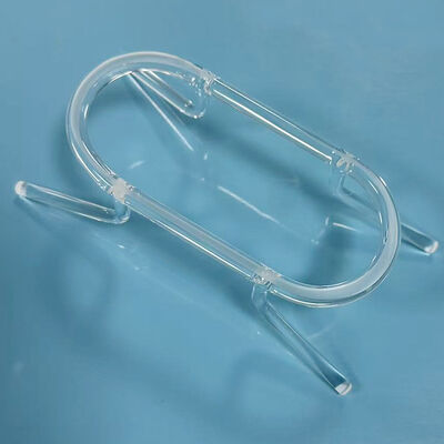 Fluid Control Custom Quartz Holder Multi Channel Quartz Tube Assembly Custom