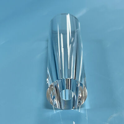 Grooved Inner Wall Quartz Conical Tube Φ30×Φ25×100 Corrosion Resistance